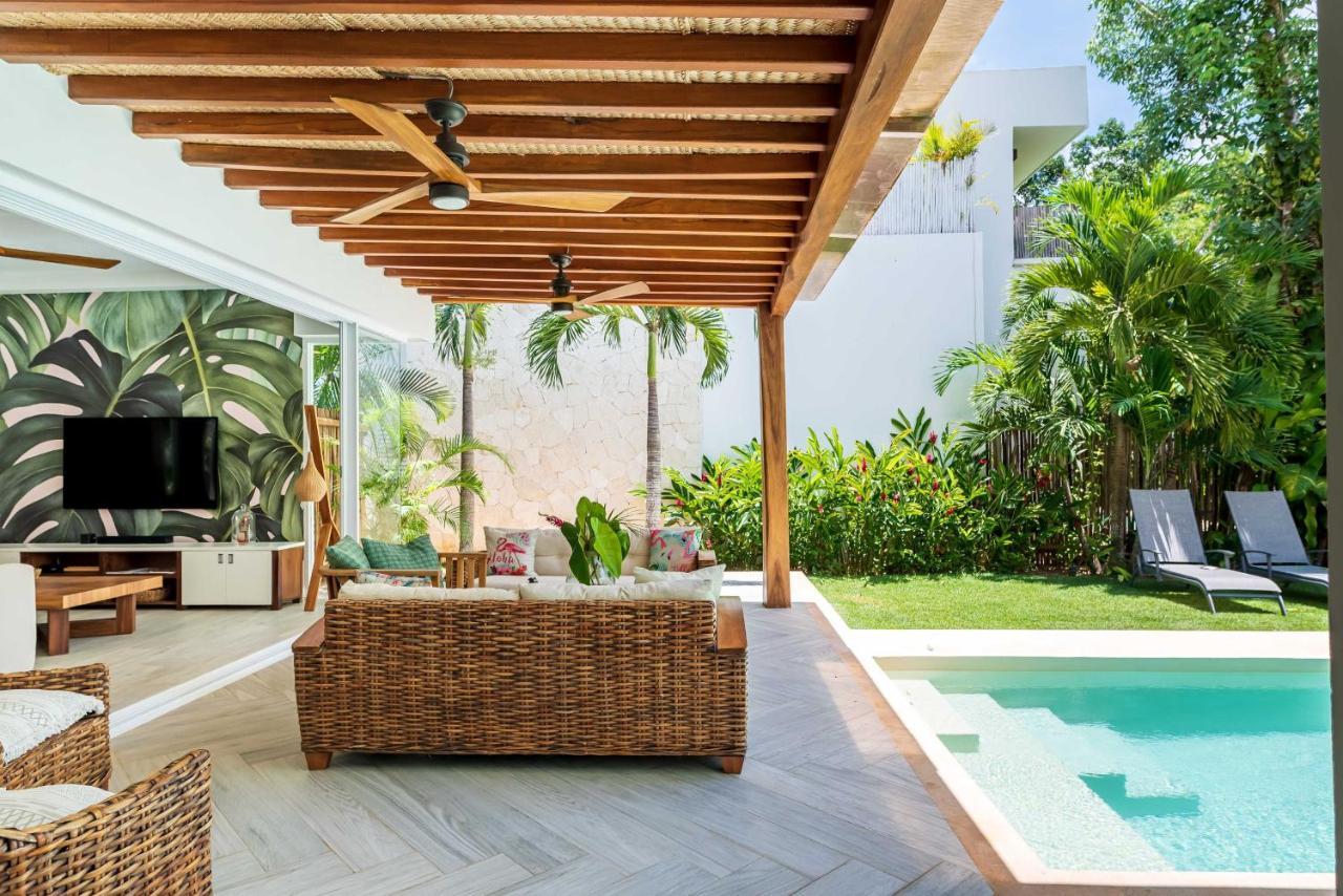 Villa Ek'Balam & Villa Flamingo, Luxury Villas, Private Pool, Private Garden, Jacuzzi, 24H Security Tulum Extérieur photo