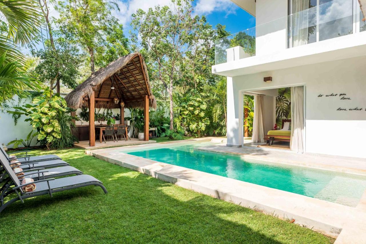 Villa Ek'Balam & Villa Flamingo, Luxury Villas, Private Pool, Private Garden, Jacuzzi, 24H Security Tulum Extérieur photo
