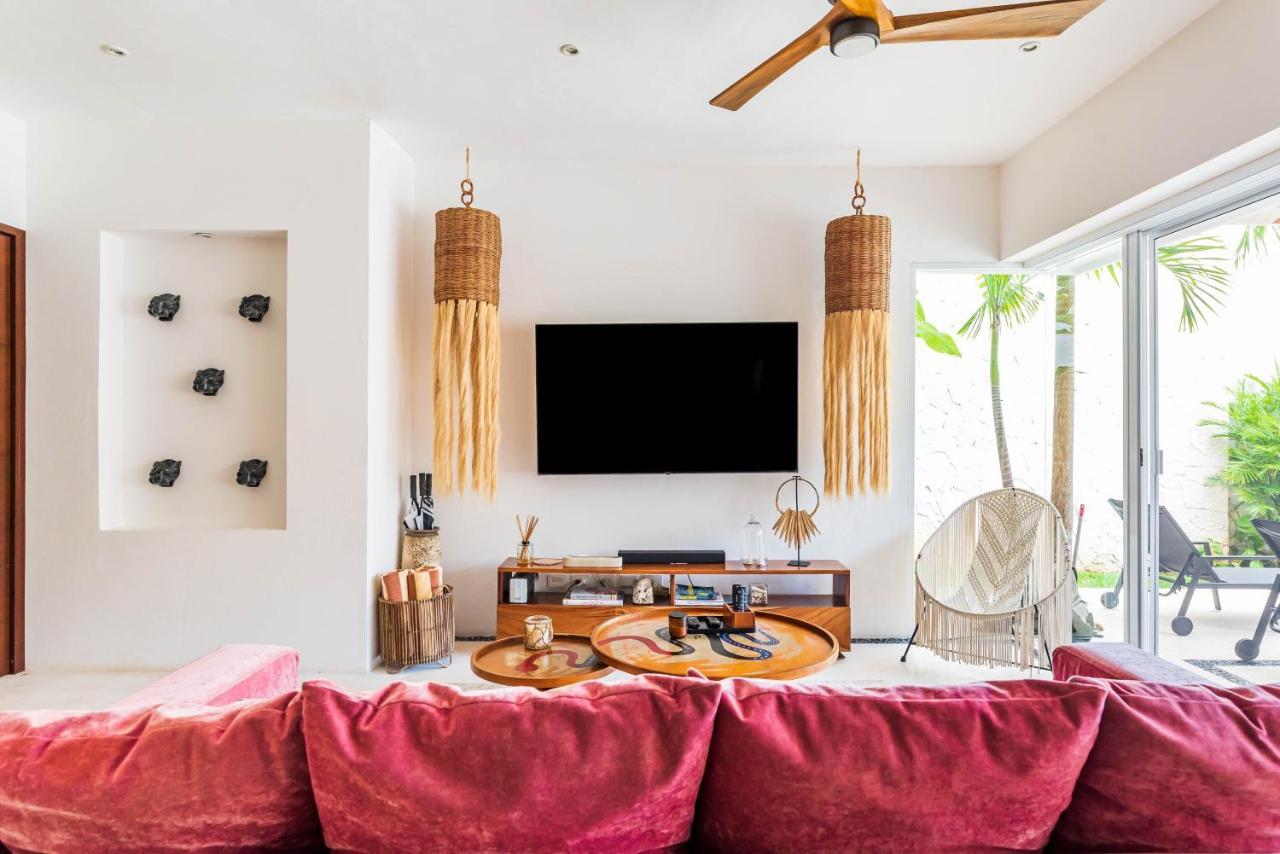 Villa Ek'Balam & Villa Flamingo, Luxury Villas, Private Pool, Private Garden, Jacuzzi, 24H Security Tulum Extérieur photo