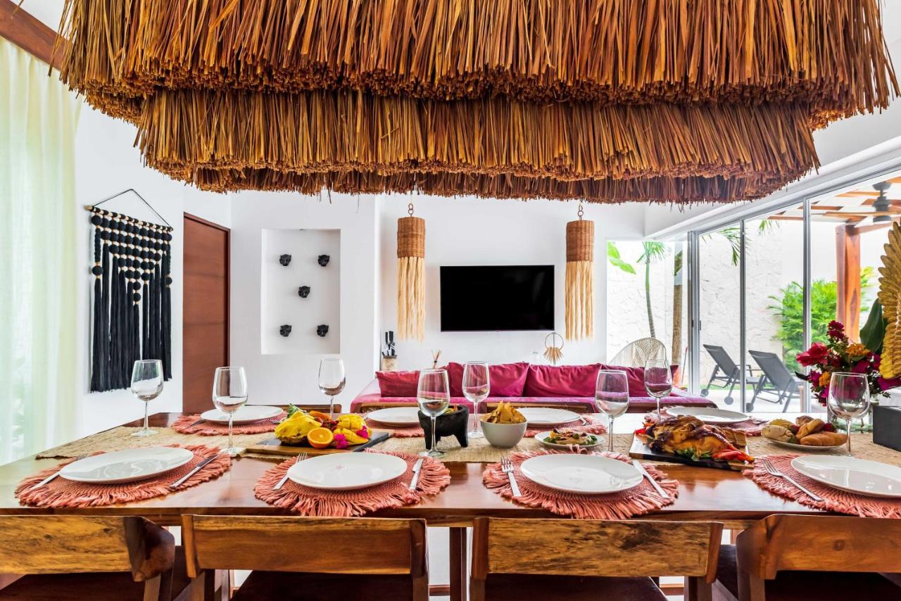 Villa Ek'Balam & Villa Flamingo, Luxury Villas, Private Pool, Private Garden, Jacuzzi, 24H Security Tulum Extérieur photo
