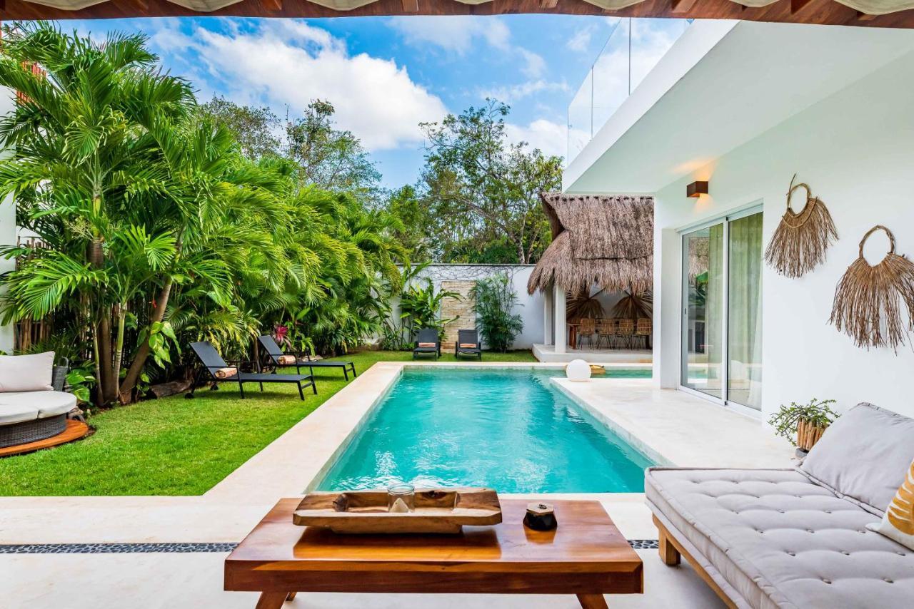 Villa Ek'Balam & Villa Flamingo, Luxury Villas, Private Pool, Private Garden, Jacuzzi, 24H Security Tulum Extérieur photo