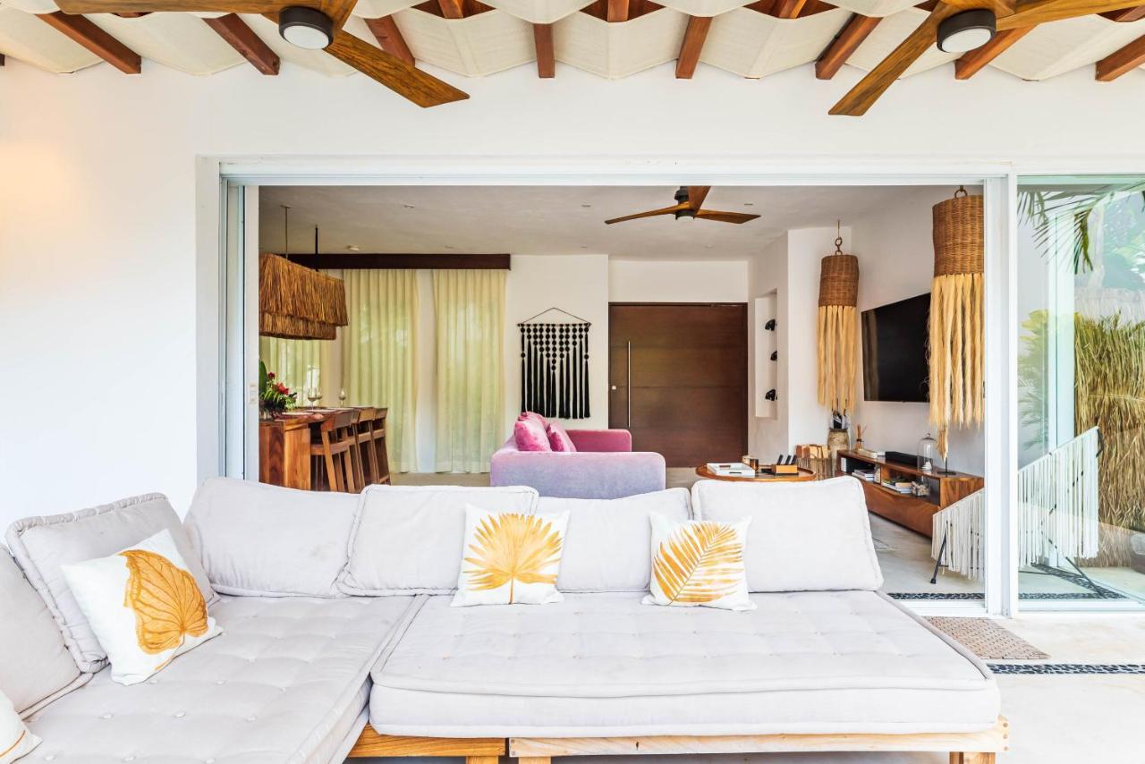 Villa Ek'Balam & Villa Flamingo, Luxury Villas, Private Pool, Private Garden, Jacuzzi, 24H Security Tulum Extérieur photo