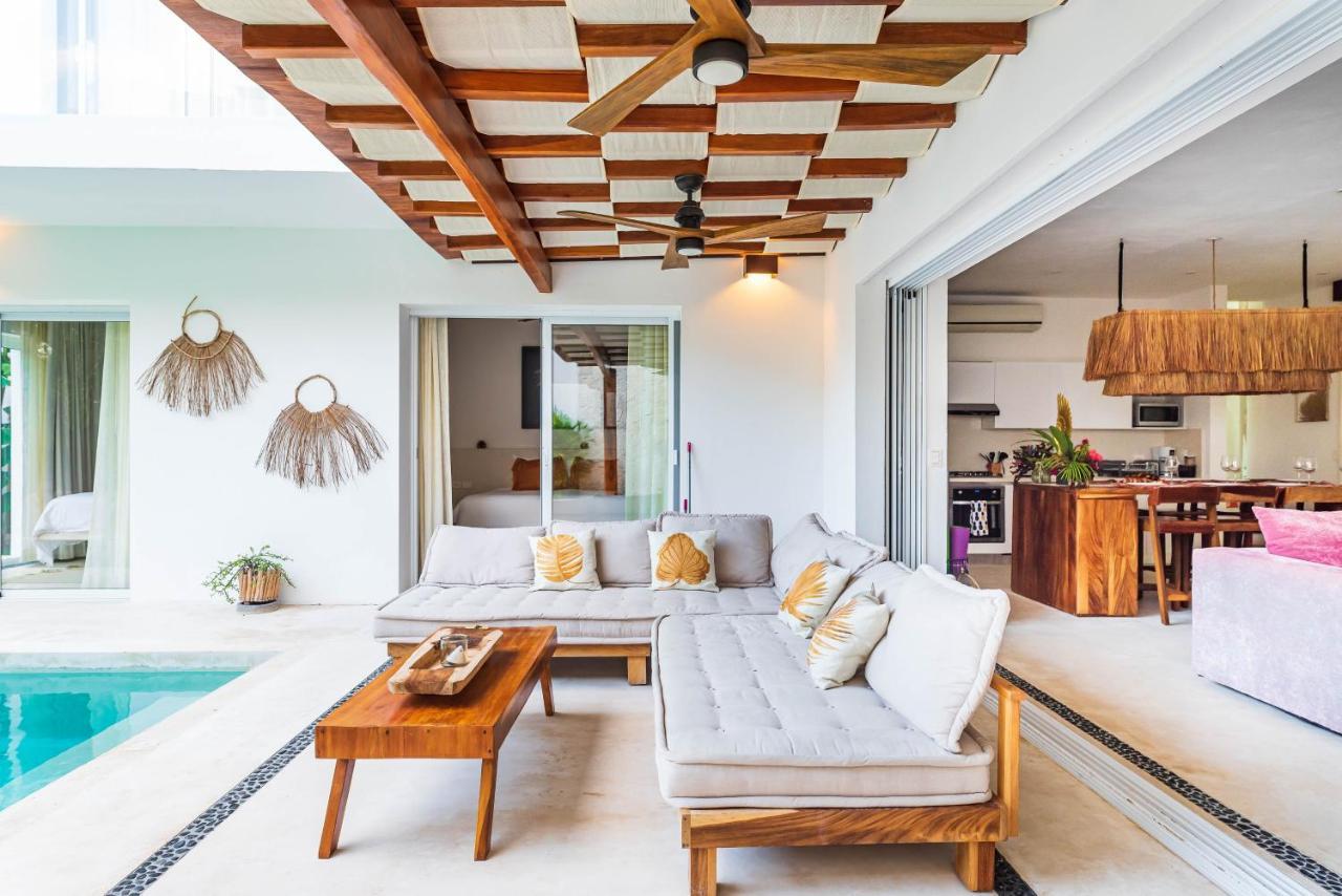 Villa Ek'Balam & Villa Flamingo, Luxury Villas, Private Pool, Private Garden, Jacuzzi, 24H Security Tulum Extérieur photo