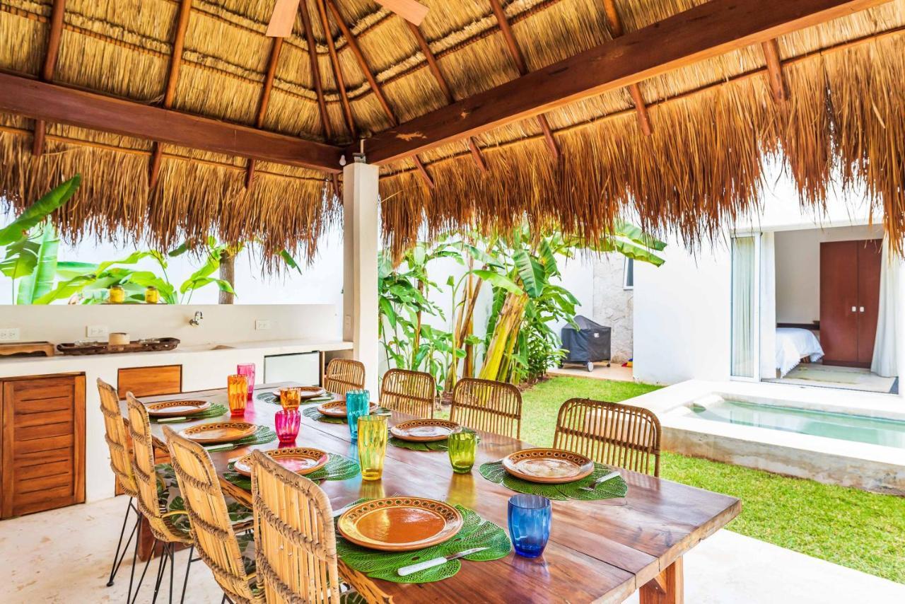 Villa Ek'Balam & Villa Flamingo, Luxury Villas, Private Pool, Private Garden, Jacuzzi, 24H Security Tulum Extérieur photo