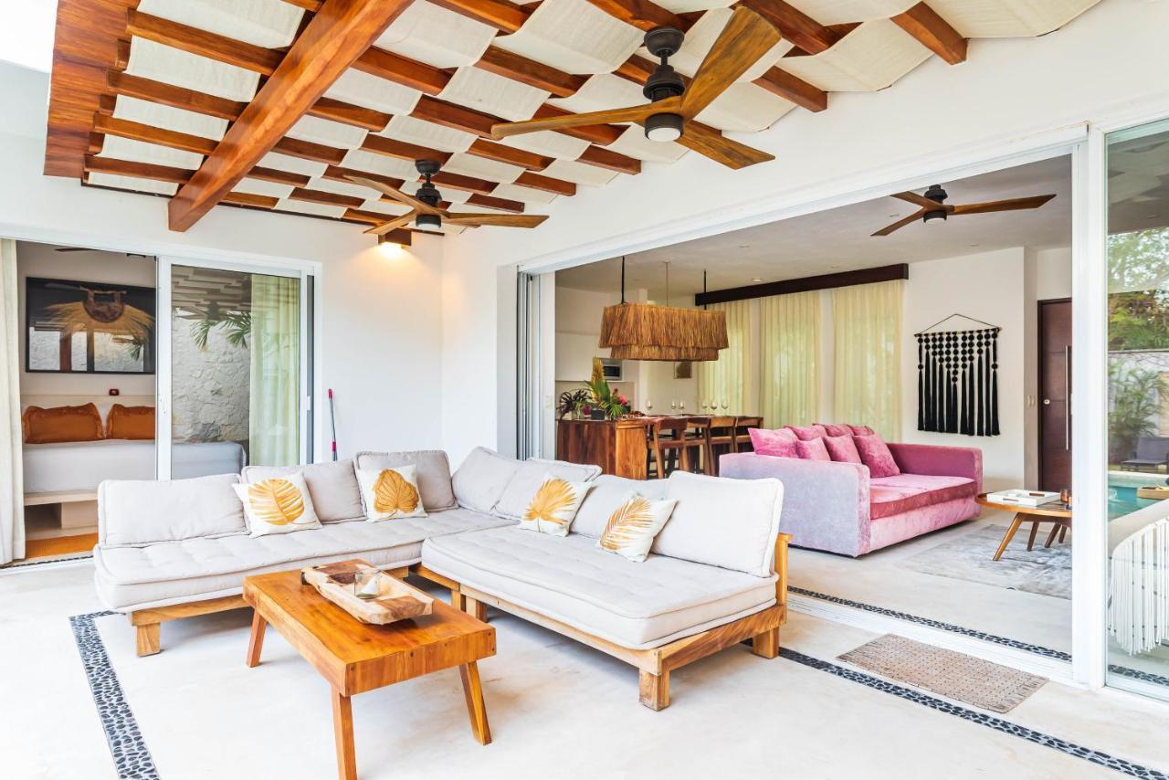 Villa Ek'Balam & Villa Flamingo, Luxury Villas, Private Pool, Private Garden, Jacuzzi, 24H Security Tulum Extérieur photo